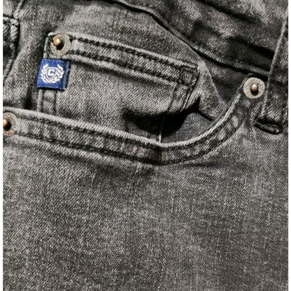 Chaps Women's Straight Leg Jeans Size 12 Solid Black - Picture 4 of 6